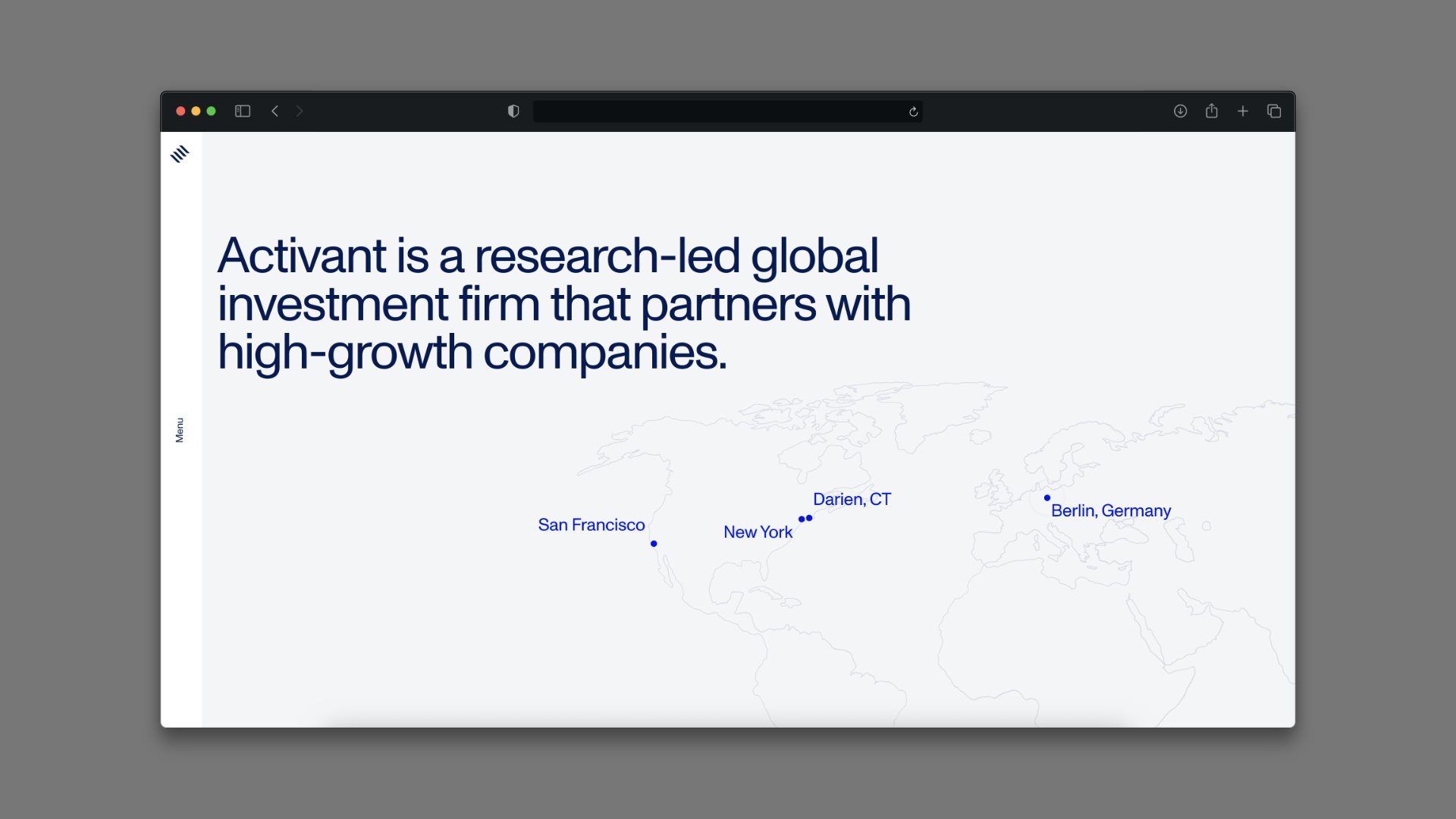 Activant global offices map