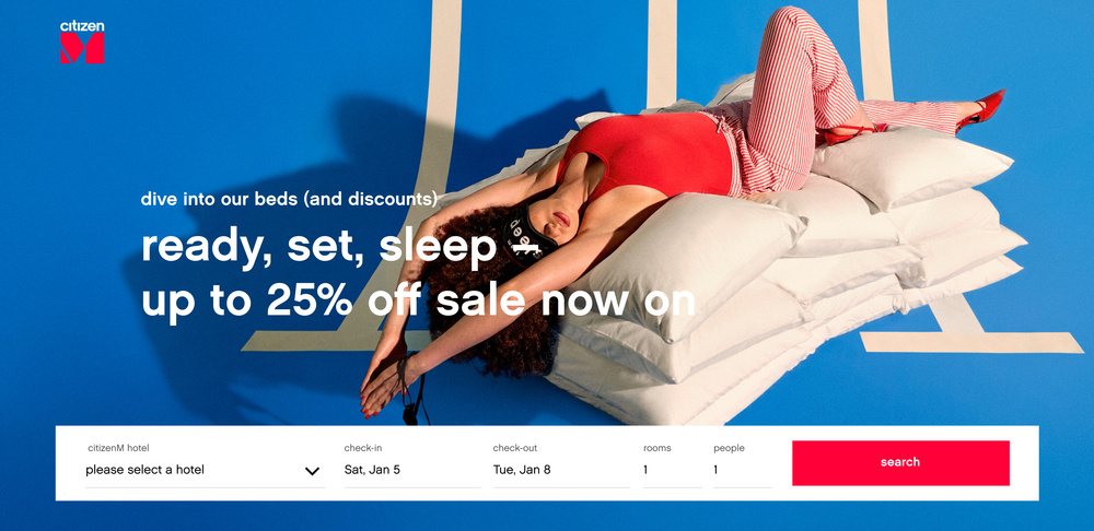 “Ready, set, sleep” booking module