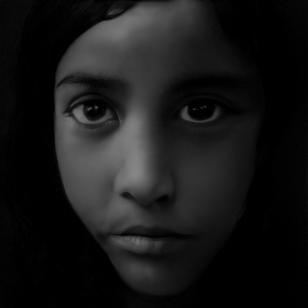 Generated portrait from the “immigrant” GAN