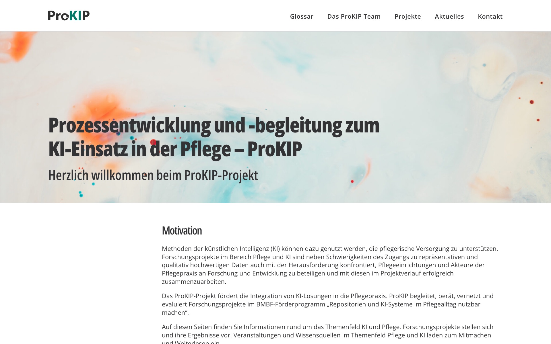 Home page