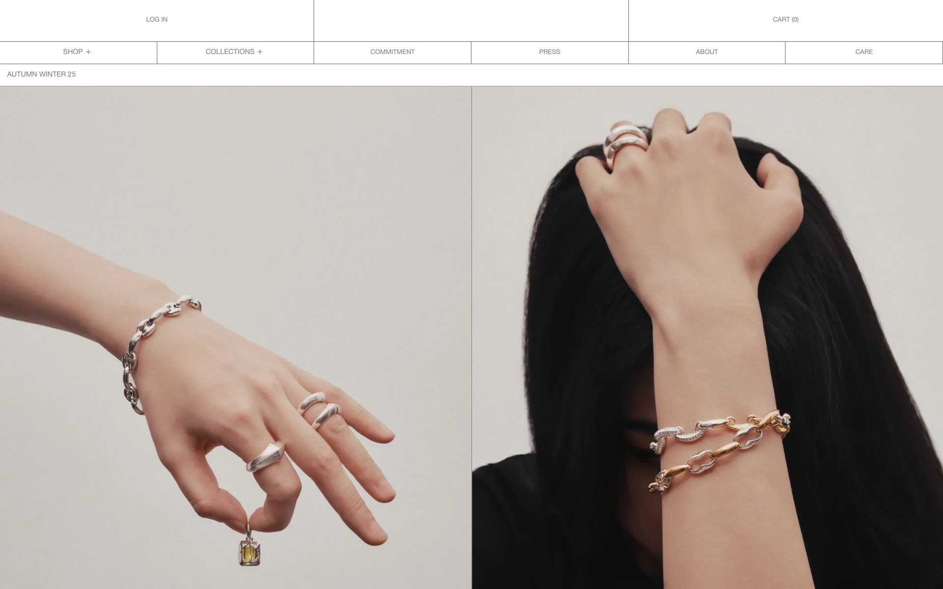AW25 lookbook: bracelets and rings