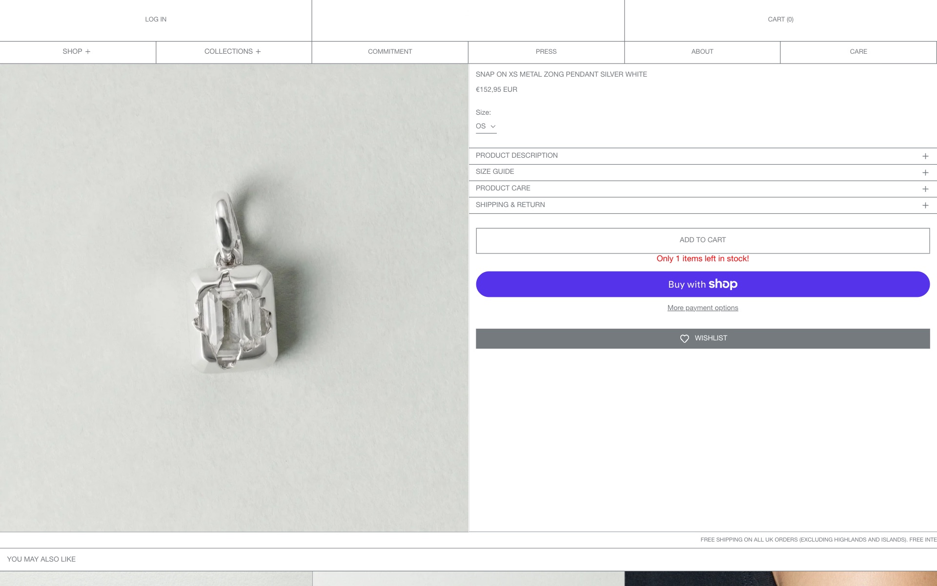 Product page