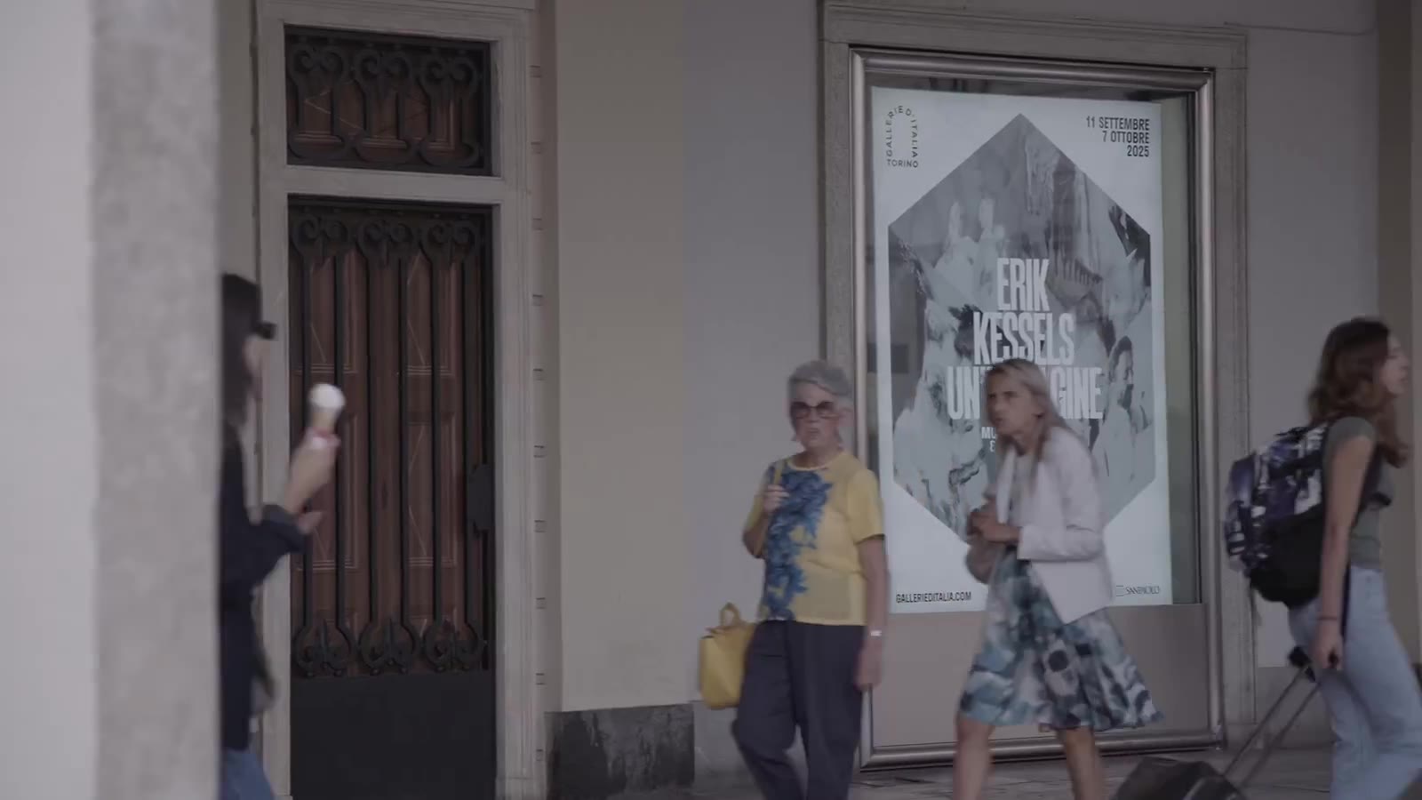 Film: the Unimmagine poster at Gallerie d’Italia, Turin
